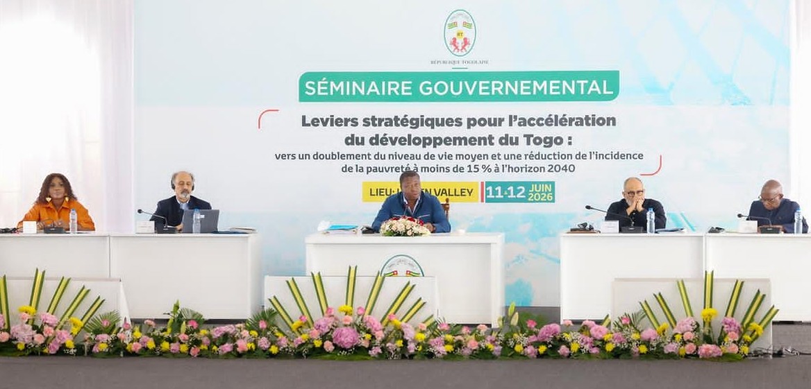 Séminaire gouvernemental : le Togo trace sa trajectoire vers un doublement du niveau de vie à l’hori